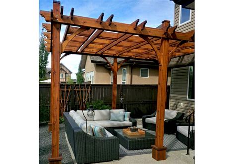 16 x 16 x 12. 12'x16' Breeze Pergola with Retractable Canopy - Outdoor ...