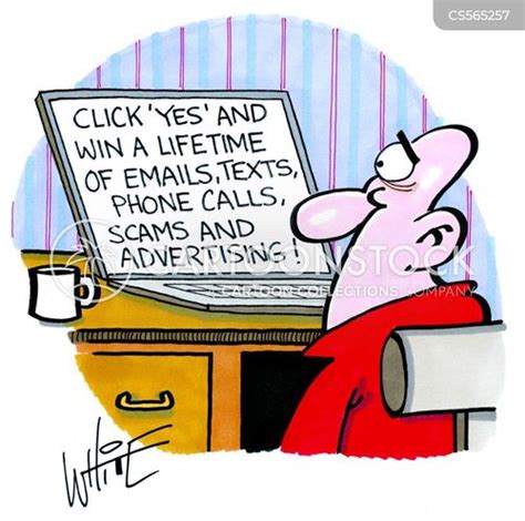 Phishing Emails Cartoons And Comics Funny Pictures From Cartoonstock