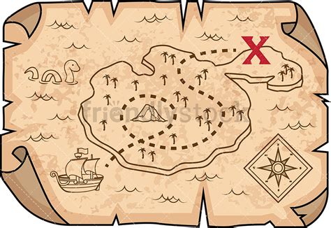 Treasure Map By Timeless Treasures Fred The Needle Treasure Map