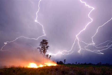 Lightning Strikes Cause Fire Outbreaks Abc News