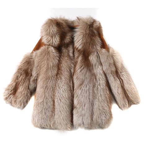 reroyfu natural fur coat lady genuine fox fur coat woman fur overcoat real fur coats for women