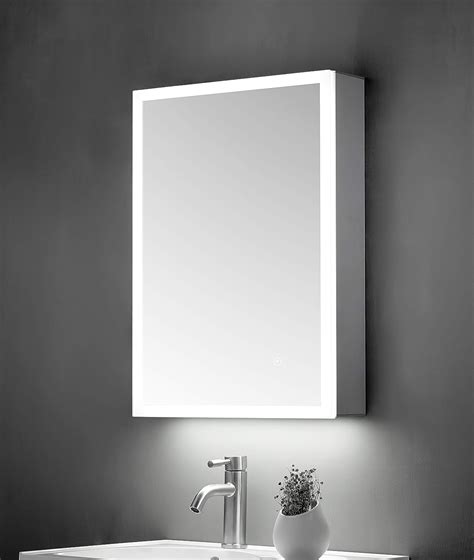 Keenware Kbm 102 Led Bathroom Mirror Cabinet With Shaver Socket 500x700mm Bigamart