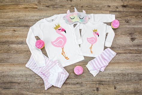 Flamingo with Crown Infant or Kids Pajamas kids pjs kids | Etsy | Kids pjs, Kids pajamas, Girls 