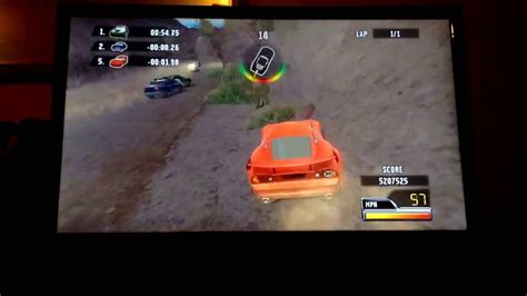 Ps3 Disney Pixar Cars Race O Rama Gameplay Point To Point 3 With