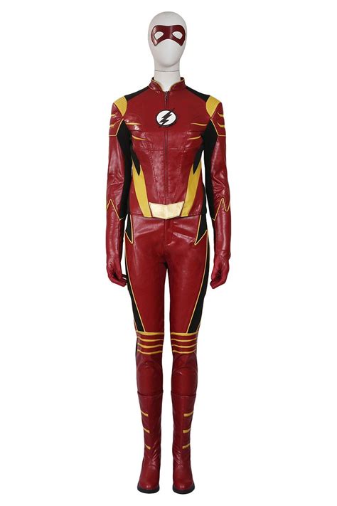 The Flash 3 Jesse Quick Outfit Custom Made Cosplay Costume Flash