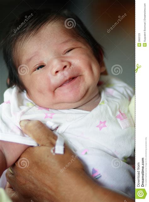Smiling Dimpled Baby Stock Image Image Of Cute Smile