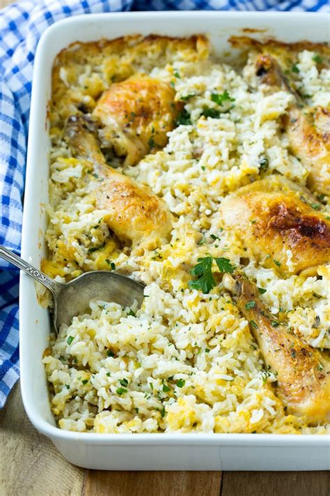 This chicken and rice casserole dinner from delish.com is the easiest decision you'll make all this is a literal dump 'n bake recipe: Chicken and Rice Casserole - Dinner at the Zoo