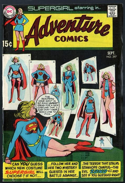 Adventure Comics 1938 397 Fn 55 Featuring Supergirl 1st New