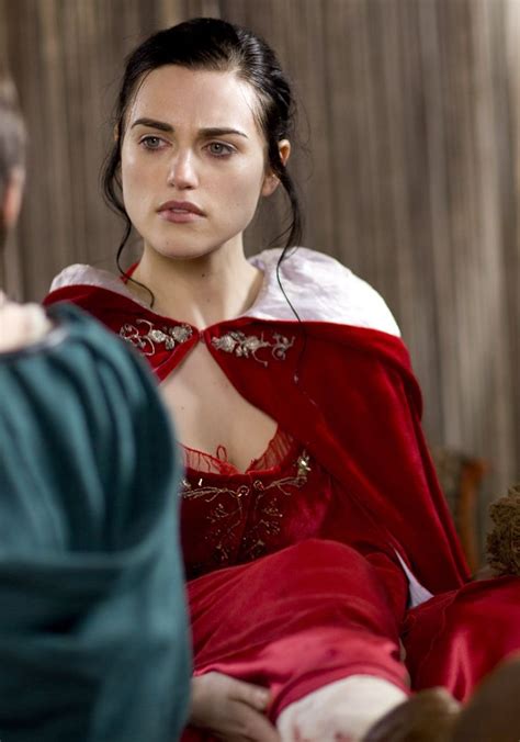 Lady Morgana S Red Dress And Red Cloak Katie Mcgrath Fashion Fashion Tv