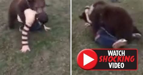 Shock Footage Emerges Of Young Boy Wrestling Bear In
