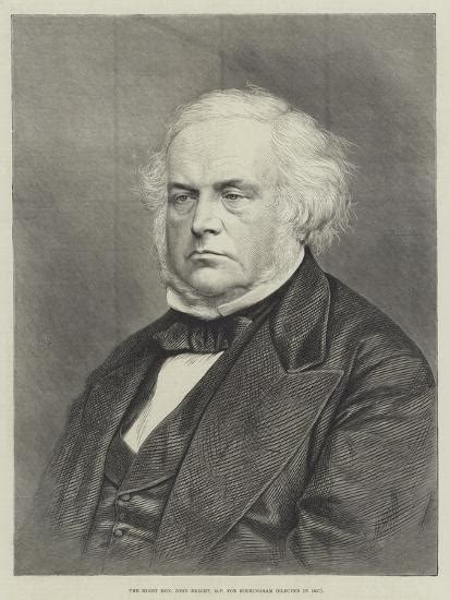 The Right Honourable John Bright Mp For Birmingham Elected In 1857
