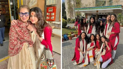 Dimple Kapadia Poses With Granddaughter Naomika At Her Graduation Ceremony Twinkle Khanna Calls