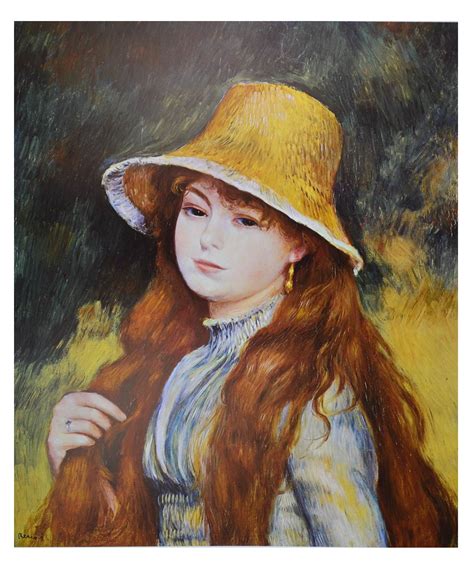 Auguste Renoir Girl And Golden Hat Poster Kunstdruck Bei Germanpostersde