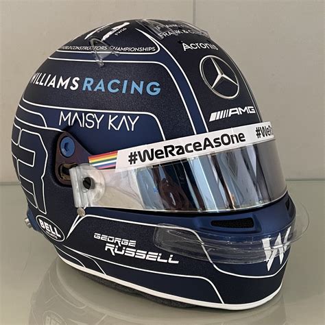 See, that's what the app is perfect for. George Russell's 2020 Abu Dhabi Grand Prix helmet · RaceFans