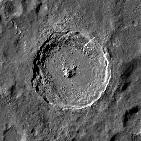 Ejecta In Tycho Crater Lunar Reconnaissance Orbiter Camera