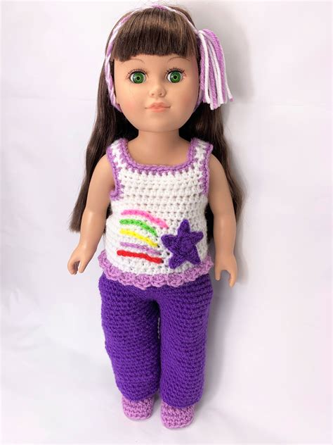 Shooting Star Crochet Pattern Adoring Doll Clothes Baby Doll