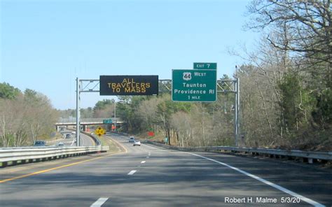 Massachusetts Highway Exit Lists