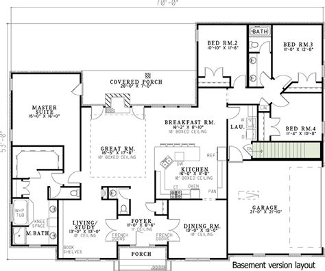 15 Floor Plans For Four Bedroom House 18e