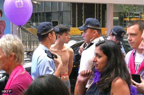 Police Arrest 21 Year Old Performance Artist Who Stripped Off At Hong