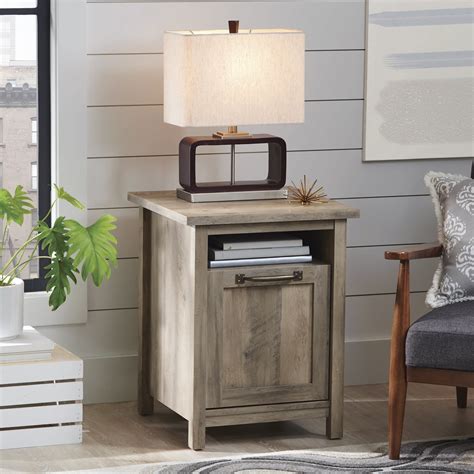 Buy Better Homes And Gardens Modern Farmhouse Side Table With Usb Rustic