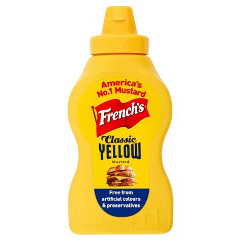 Frenchs Classic Yellow Mustard Squeezy 226g Approved Food