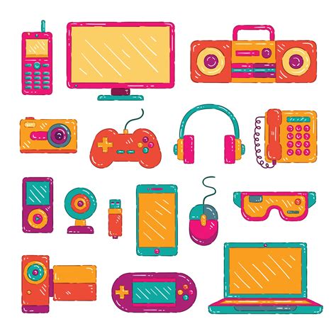 Electronic Gadgets Vector Art Icons And Graphics For Free Download