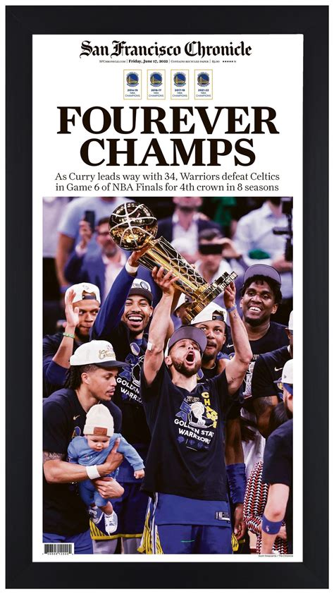 Fourever Champs Commemorate The Golden State Warriors 2022 Nba Finals Championship With