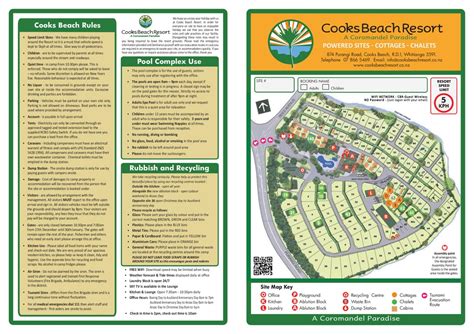 Cooks Beach Resort Map Cooks Beach Resort