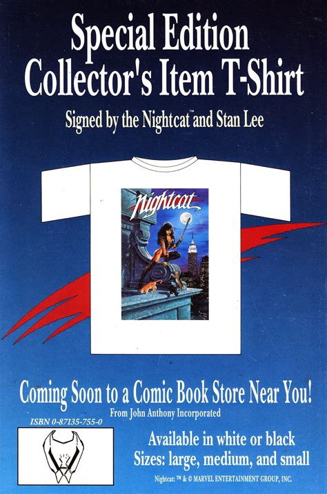 Starlogged Geek Media Again 1991 Nightcat One Shot Marvel Usa