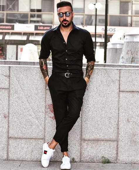 All Black Outfits Black On Black Ideas For Men With Images