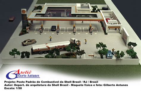 Projeto Posto Padrão De Combustível Da Shell Brasil Rj Brasil