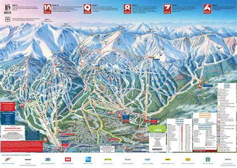 Printable Map Of Colorado Ski Resorts