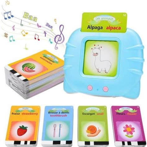 Cartes Flash Parlantes Pour Tout Petits Jouet Ducatif Audible Mots Blanc Cdiscount