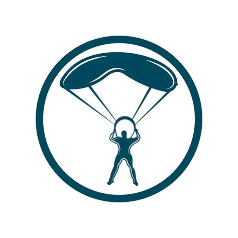 Parachute Logo Icon Design And Symbol Skydiving Vector 17127808 Vector