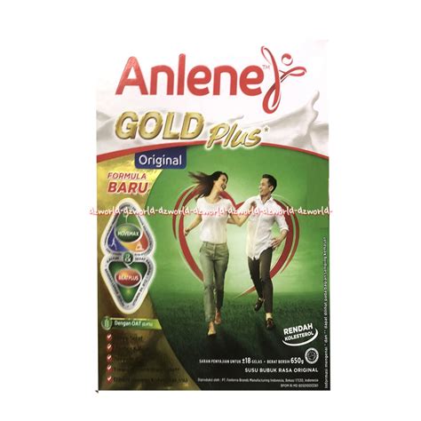 Kandungan inulin di dalam susu ini juga mampu mempertahankan fungsi saluran pencernaan dalam kondisi baik. Anlene Gold Plus Original Susu Anline 650gr Susu Tinggi ...