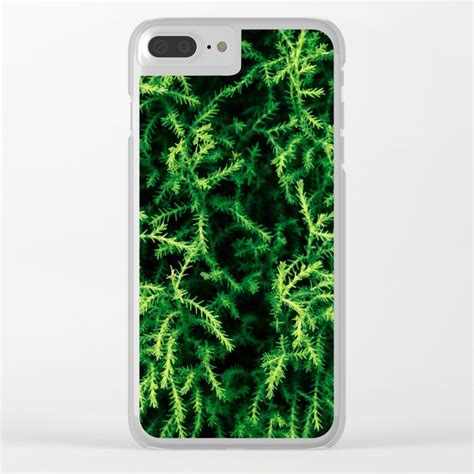 Botanical Gardens Evergreen 939 Clear Iphone Case By Natural