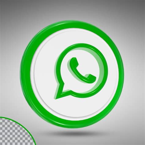 Premium Psd Icon Whatsapp Social Media Icons Logos In Modern Style Of