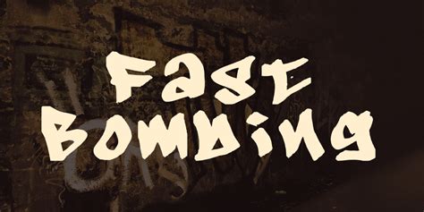 Fast Bombing Font · 1001 Fonts