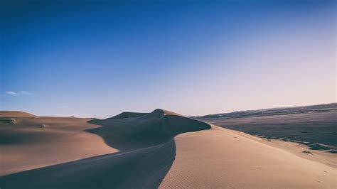 Desert Photography Sand Desert Clear Sky Hd Wallpaper Wallpaper Flare
