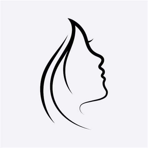 Premium Vector Hair Woman And Face Logo And Symbols