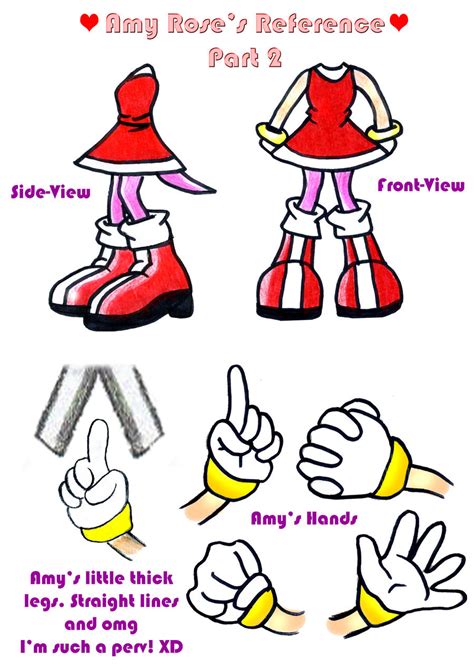 Amy Rose Reference Part 2 By Candykins On Deviantart