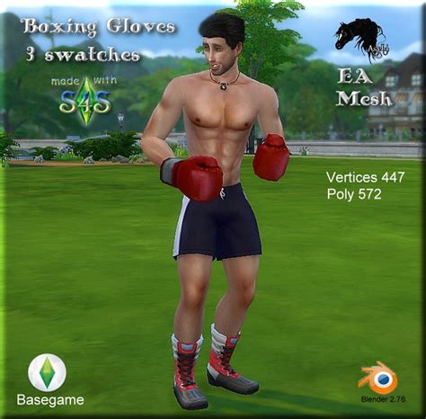Fulfilled Wcif Boxing Gloves From Punching Bag Animation Sims 4 Studio
