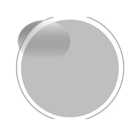 Glossy Gray Circle Button Png Svg Clip Art For Web Download Clip Art
