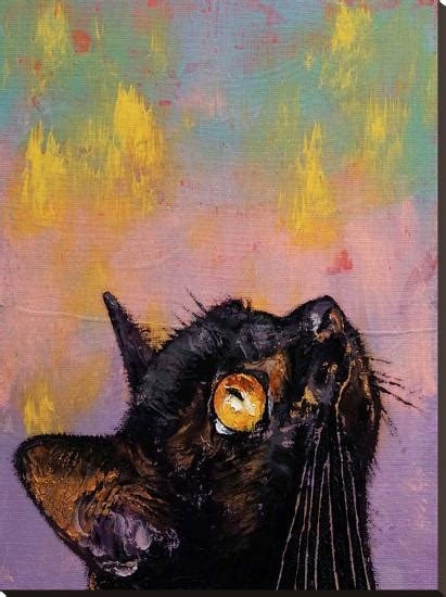 Fixed Gaze Stretched Canvas Print Michael Creese