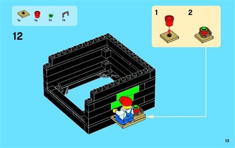 Lego 40118 Buildable Brick Box 2x2 Instructions Miscellaneous