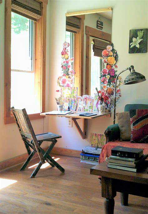 A Teeny Tiny Art Studio In Asheville Art Studio At Home Room