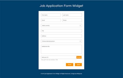 88 Best Free Html5 Form Templates 2020 Wpshopmart