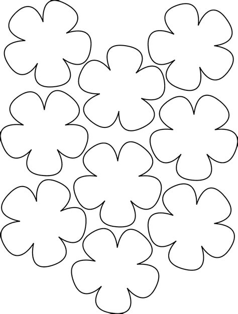 All templates come with printable pdfs and svg cut files for cutting machine use. Шаблоны цветов