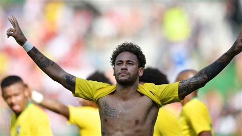 fifa world cup 2018 neymar scores as impressive brazil beat feisty austria