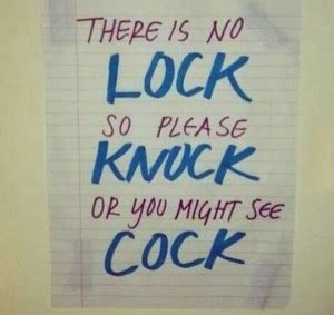 Funny Quotes On Locking Doors QuotesGram